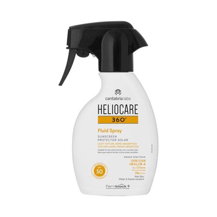 Heliocare 360° Fluid Lozione Fluida Latte Spray Solare 250ml