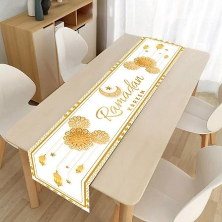 EID Mubarak Bordsduk Ramadan Bordslöpare STIL 1 STIL 1