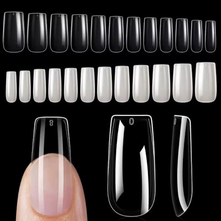 Lösnaglar 500 st – Klara Hela Naglar För Akryl, Gelé och Nail Art