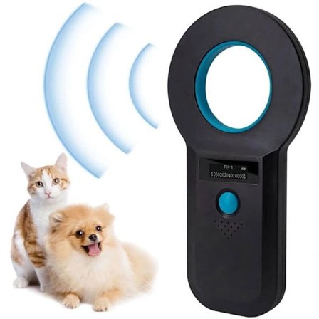 Pet Chip Reader, Chipdetektor, RFID Chip Reader Scanner 134.2KHz/125KHz Portabelt Chip med OLED-display för ISO11784/11785/FDX-B/EMID Reader