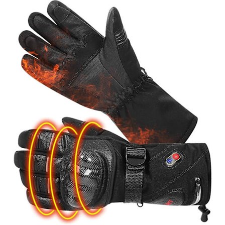 Opvarmede handsker med knobeskyttelse, varme læderhandsker med berøringsskærm til motorcykel, genopladelige handsker til mænd og kvinder, ridning og 