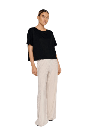 Residus Gwynet Tee - Black T-shirts & toppar Dam Svart S