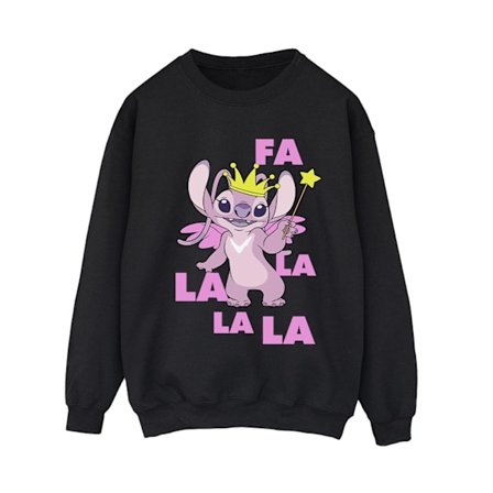 Disney Dam/Dam Lilo & Stitch Angel Fa La La Sweatshirt XX