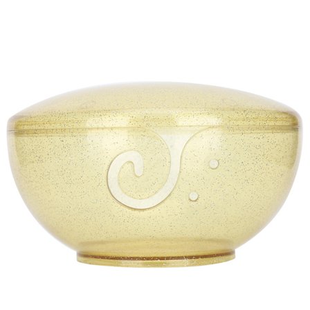 Garnskål Guld Klar Transparent Hjem Uld Opbevaring ABS Strikkeværktøj med låg