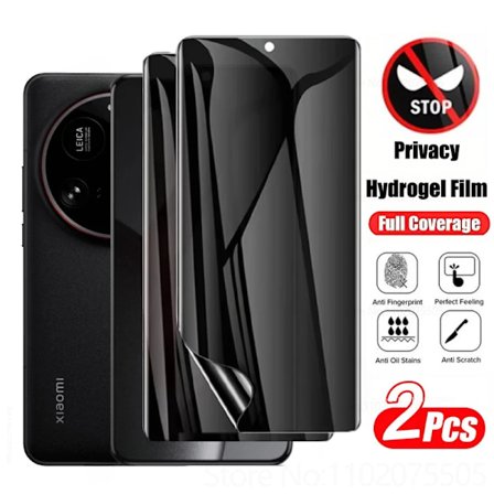 2st Anti-Spion Skärmskydd För Xiaomi 15 Ultra 14T 13T 12T Pro Sekretess Hydrogel Film För Xiaomi 15 14 13 Pro 13 12 11 Lite