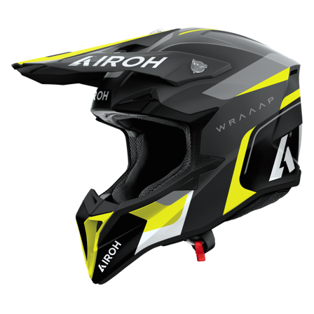 Airoh Wraaap Conquer MX Helmet (2026) Yellow Matt XL