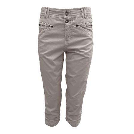 2-Biz, Haber Pants Beige, Dames, Maat:S,elastaan,gestreept