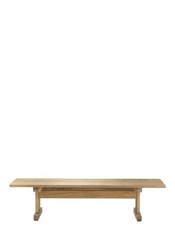 FDB Møbler M15 - Ermelunden - Bench W/O Backrest - Beige - 49.5X180X43CM x 49.5