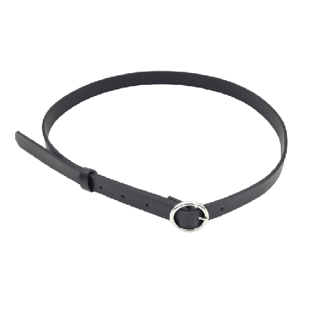 Complement Stilrent Bälte I Imitationsläder, 1,8 Cm Skärp Dam Svart L