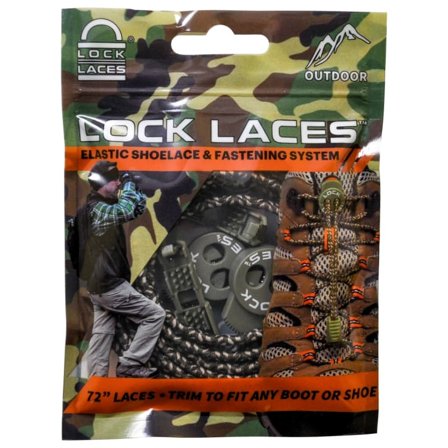 Lock Laces 72" Shoelaces shoe accessories Green OneSize