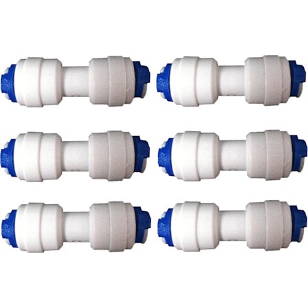 Nature's Water 1/4" Kylskåp Frys Slang Koppling 6 Pack