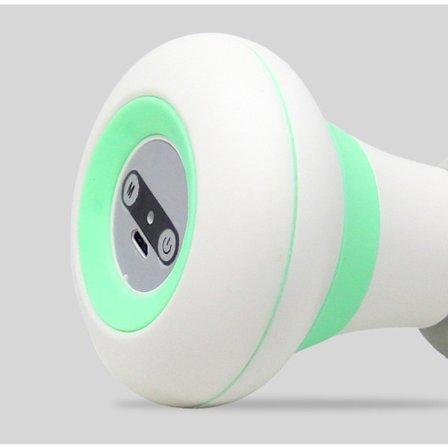 (Valkoinen)Tehokas 2.0in*4.5in Käsikäyttöinen Hierontasaappa 6 Magic V:llä