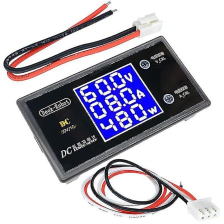 Msbd Dc 0-100v 10a LCD-skärm Digital Voltmeter Amperemeter Wattmätare Spänning Strömmätare Volt Detektor Testare 12v 24v 36v 1000w Yo