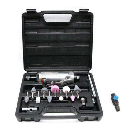 Tryckluftslipmaskin 1/4-tums Pneumatisk Rak Slipmaskin 22000RPM Luftdriven Slipmaskin för Slipning Kapning Polering