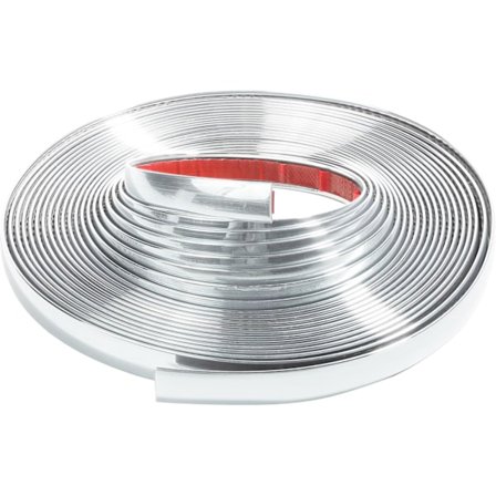 Kromlist Bil, Kromlist Bil, Universell Självhäftande Dekorlist Stötfångare Dörr Bil Listskydd (12mm*5M)