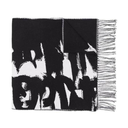 Alexander Mcqueen - Sjalar - Svart - Dam - Storlek: One Size, Dam, Storlek: ONE SIZE