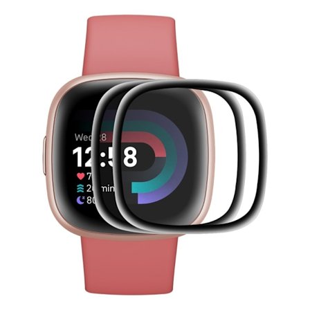2Pcs HAT-PRINCE Fitbit Sense 2 / Versa 4 clear screen protector