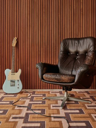 Kitchen Rug Mona 140X200 Cotton Brown