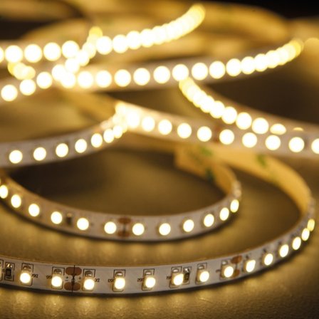 LED-strip NauticLED LED-NANO, 12 V, 24 W, 5 m, zelfklevend, met warmwit licht