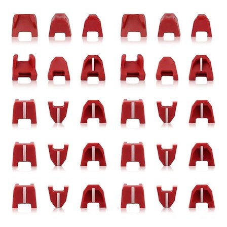 42-38-0017 No-Mar Pad Kit (Sett med 30) for spikerpistolspiss av 2746-00 Nesepute No Mar Tip Spikerpistol, Finis