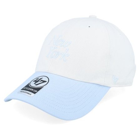 47 Brand - MLB Beige unconstructed Keps - New York Yankees MLB Script Tt 47 Cleanup Stone Dad Cap @ Hatstore