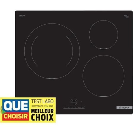 BOSCH induktionshäll - 3 brännare - 60 cm - PUJ611BB5E