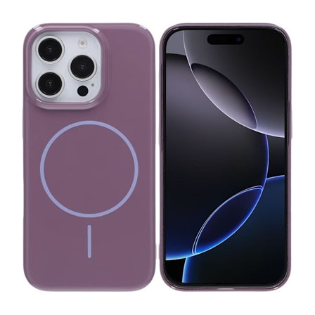 Blank desigen Magnetic Case For iPhone 16 Pro Purplek