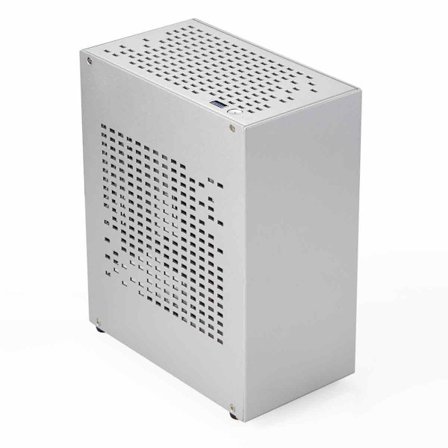 Ultra Slim ITX-kabinett, forskjellige installasjonsmetoder med varmeavledningsytelse, aluminiumskabinett med USB 3.0 og 1U PSU-støtte for 