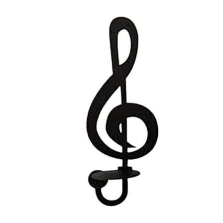 Svart Musiknot Vägglampa Inomhusbelysning Kreativ Musik Symbol Metall Ljusstake Armaturer För Sovrum Vardagsrum Trapp Korridor Konst Dekoration