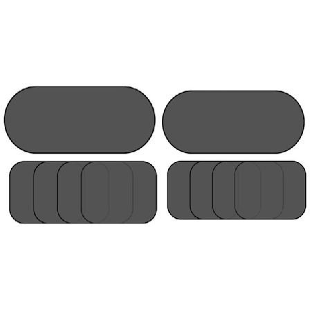 Vauvan auton ikkunaverho - (10 kpl)