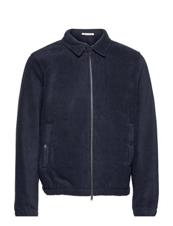 Alister Fleece Jacket Sweat-shirts & Hoodies Fleeces & Midlayers Blå Wood Wood