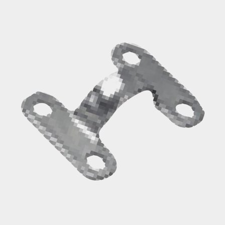 Bygel, fyrpunkts flat montering RF4714