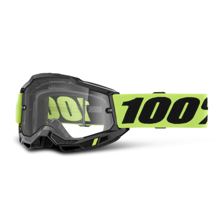 Maschere Cross 100% Accuri 2 Enduro MX Giallo Neon