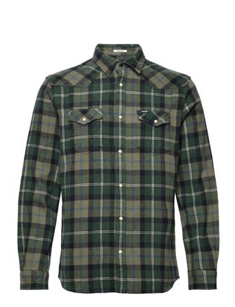 Western Shirt Skjorte Casual Multi/mønstret Wrangler