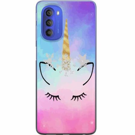 Motorola Moto G51 5g Genomskinligt Skal Unicorn Enhörning