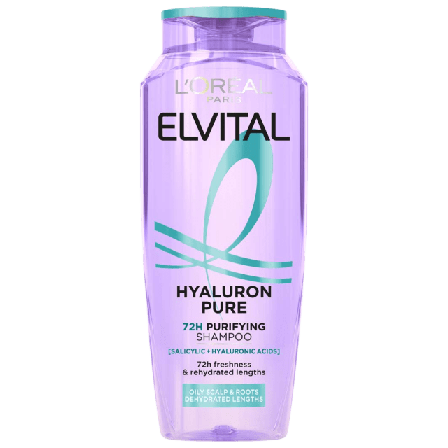 L'Oréal Paris Elvital Hyaluron Pure Shampo Schampo Unisex Transparant 250 ML