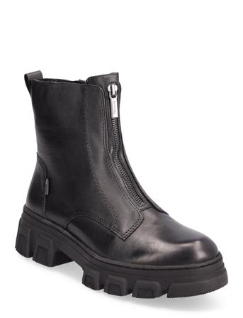 Woms Boots Shoes Boots Ankle Boots Ankle Boot - Flat Musta Tamaris