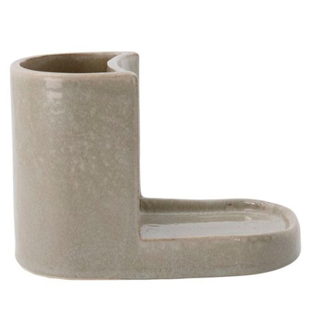 Meraki Datura børste- og sæbeholder, shellish grey | KitchenOne