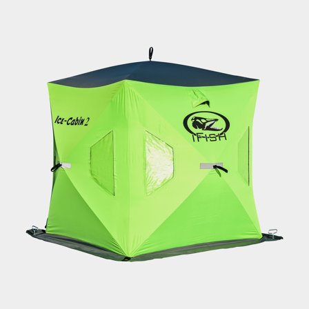 Pilkkimaja iFish IceCabin 2, pop-up, 1 - 2 henkilölle, 4 ikkunalla & 1 ovella