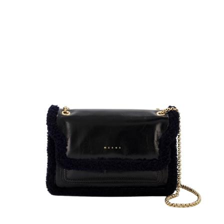 Marni, Handbags Zwart, Dames, Maat:ONE Size