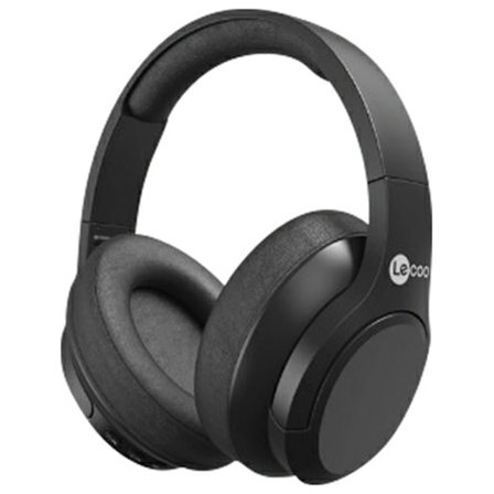 LENOVO Trådlösa Over-Ear hörlurar Vikbara Heavy Bass Bluetooth Headset - Svart