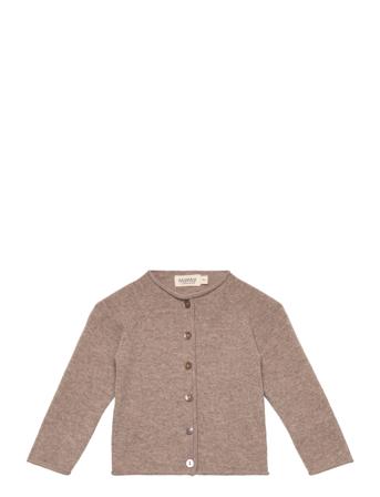 Tamla Strikkegenser Cardigan Beige MarMar Cph*Betinget Tilbud