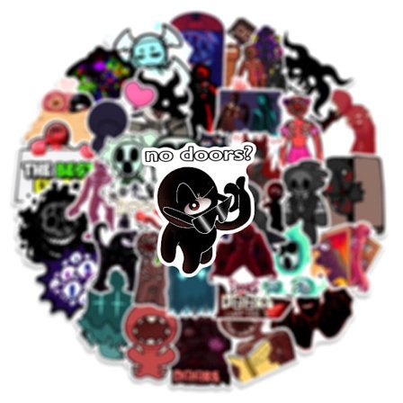 50 kpl Roblox-hahmojen graffiti-tarroja kannettavalle tietokoneelle, rullalaudalle