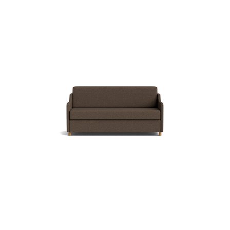 Lungo 2 personers sovesofa - Bouclé Brun - 153x91x76,5 - Sofa, sovesofa