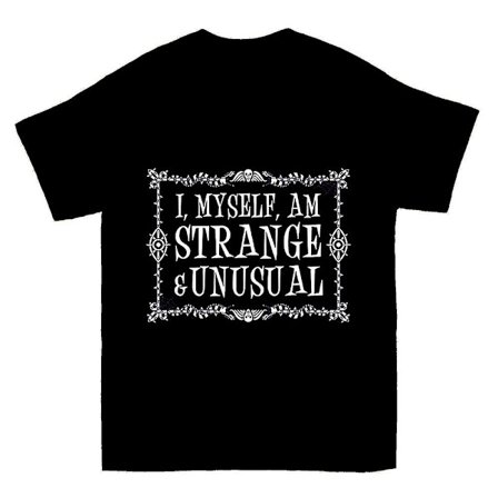 Konstig och ovanlig Beetlejuice Goth Quote T-shirt