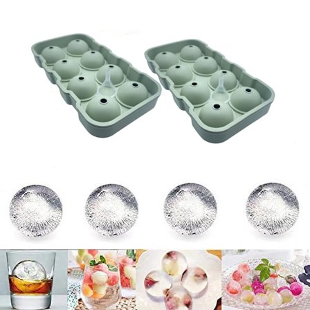 8-Sfærisk Isboldform 2-pak