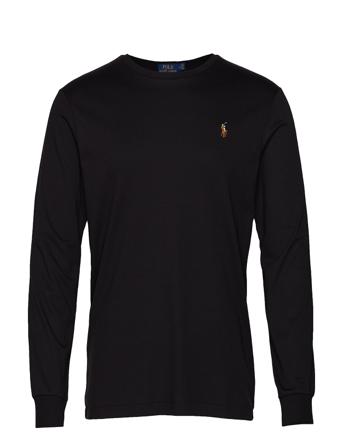 Custom Slim Soft Cotton Tee Black Polo Ralph Lauren