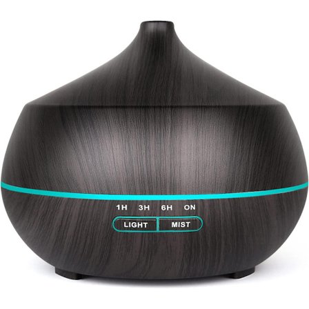 Ultrasonic Essential Oil Diffuser: 400ml Scent Diffuser Aromatherapy Nebulizer Scent Lamp Wood Air