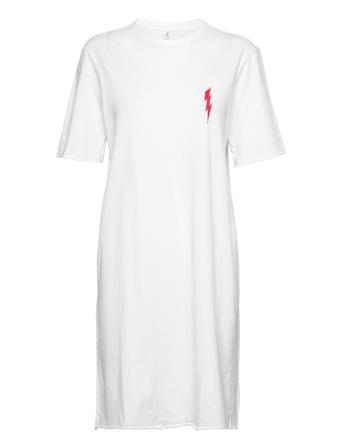 Onllucy S/S Rebel Dress Box Jrs Dresses T-shirt Dresses Valkoinen ONLY