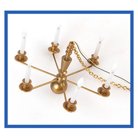 Realistinen nukkekodin huonekalu lapsille Kattokruunu Hiekkapöytä Lelu 2# 2#